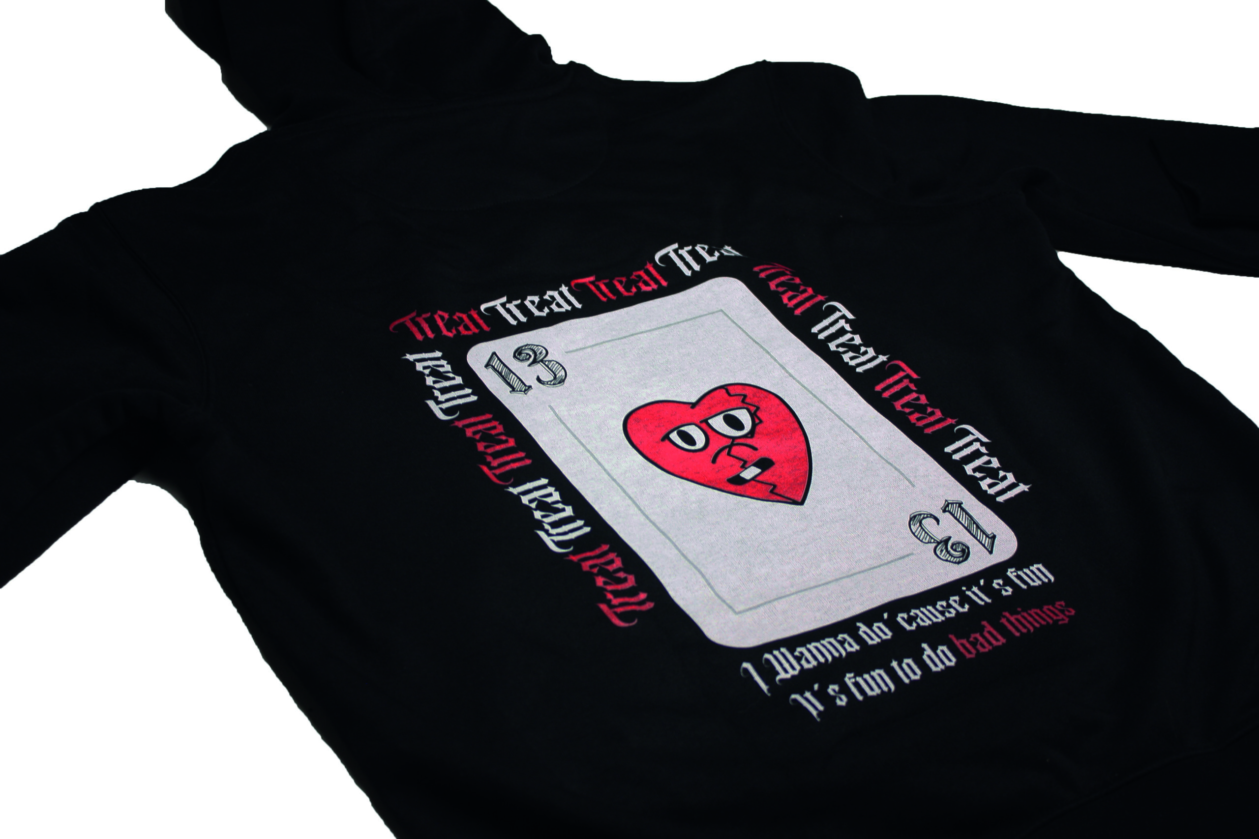 parte trasera sudadera treat